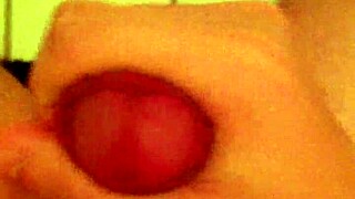 Toilet wanking session