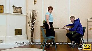 pretty tutor forgets lesson and copulates with student