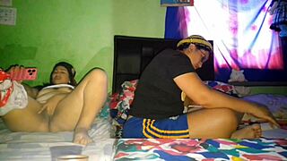 Masturbating Big Pussy While She Studies