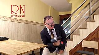 Cheating Housewife Plumber And Cuckold Husband At The Kitchen Scene 2