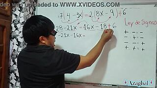 Student Solves Anal Equation With Teacher In 3D!