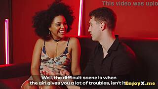 fiery spanish pair in multiracial union on screen with passion