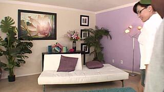 Interracial sex with beautiful busty milf