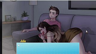 julie in various scenes with big ass and tits