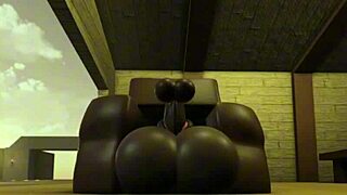 Fat ass black bitch fucks on train ride