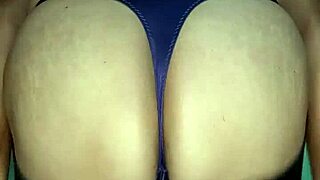 Mexican beauty dances in purple satin thong striptease lingerie 😍