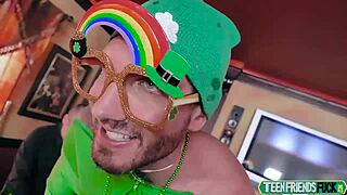 Katie Kush, Serena Avery, Naomi Blue fuck Irish teen pussy.