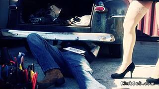 i tied up my ex wife and fucked her rough in bondage