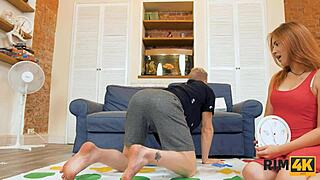 Guy Plays Twister Then Enjoys Sex With Girl