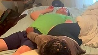 Passionate ebony neighbor visits for intense homemade fucking session