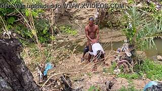 Amateurs Fuck In The Forest With Big Ass And Tits