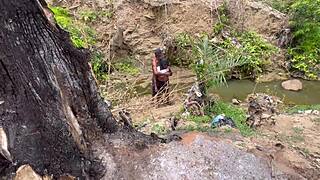 Amateurs Fuck In The Forest With Big Ass And Tits