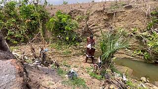 Amateurs Fuck In The Forest With Big Ass And Tits