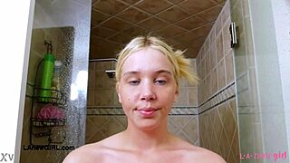 Aspiring Teen Model Showers