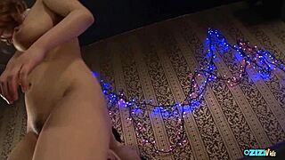 flirting with beautiful asian during dinner leads to threesome with deep creampies