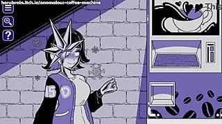 Immortal fire girl gives erotic footjob