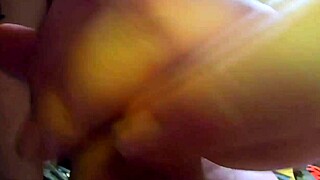 Hot amateur wife Sandra delivers sloppy blowjob, deepthroating throbbing cock