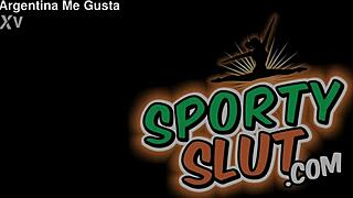 Skinny Babe Has Jiggly Big Pear Butt