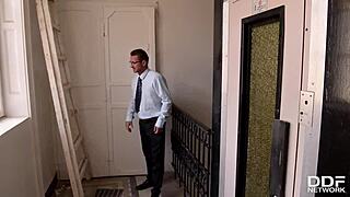 Hey, Simony Diamond getting fucked in pussy and ass by detectives!