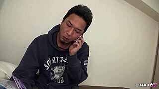 What A Petite Asian Girl With Long Nipples, Tricked Into Fucking By An Older Guy!