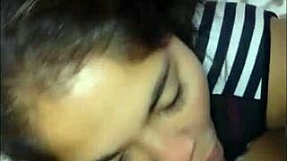 Best Blowjob Latina Wets Cock Extracts Semen With Mouth Puts Cucumber Inside