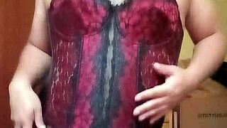 Shirley Bailando Sexy En Corset Rojinegro