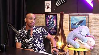 he got financially robbed and talked about having a big dick with the black top delight in sheer red