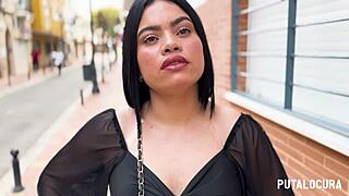 Curvy Latina Waitress Fucked Hard In Hidden Spots