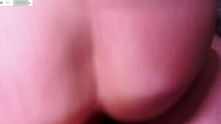 Watch this hot couple fuck doggy style in lingerie!