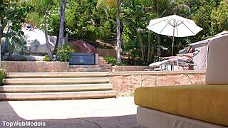 Neela Sky Cute Petite Indian Girl Huge Cock Pov Blowjob and Huge Cum Facial