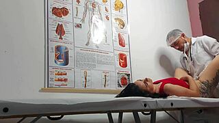 Doctor Fingers Ass and Fucks Patient Roughly in Hospital