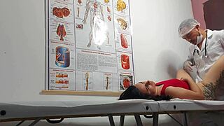 Doctor Fingers Ass and Fucks Patient Roughly in Hospital