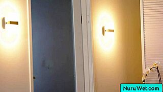 Sexy blonde teen masseuse delivers amazing wet nuru massage and more!