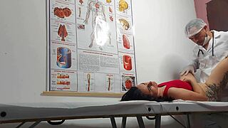 Doctor Fingers Ass and Fucks Patient Roughly in Hospital