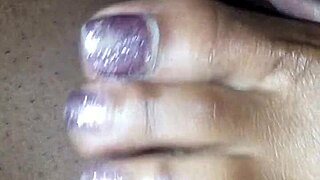 Toes and feet in a playful interaction