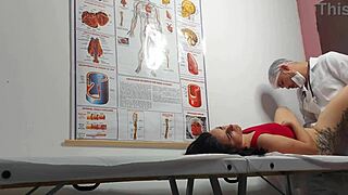 Doctor Fingers Ass and Fucks Patient Roughly in Hospital