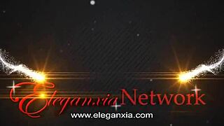 two asian babes getting sensual outdoors with massage and blowjob.