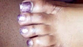 Toes and feet in a playful interaction