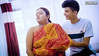 Desi owner fucks maid after spotting big boobs and cunt.