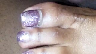 Toes and feet in a playful interaction