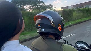 University girl easily gives in fucks and cheats on long-distance boyfriend with stranger