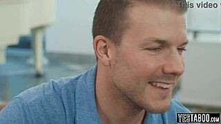 chubby teen in group with older folks