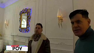 Stepsiblings Matt engages in a detailed threesome with big pussy lips and riding action.