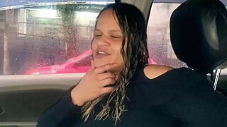 Paty Bumbum Sucks Monster Cock in Mall Bathroom