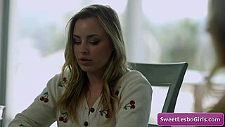 Watch the blonde horny teen seduce busty Julia Ann and Anna Claire Clouds