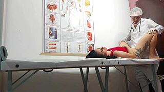 Doctor Fingers Ass and Fucks Patient Roughly in Hospital