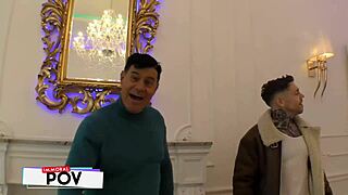 Stepsiblings Matt engages in a detailed threesome with big pussy lips and riding action.