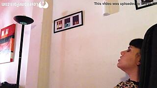 Naughty babysitter teases with her stunning body in solo show