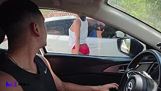 Sex In A Public Car Wash - Max Betancur And Athenea Rosse