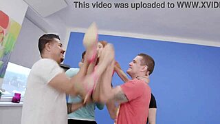 little chloe balls deep dap dp manhandle rough sex gapes creampie swallow swallow